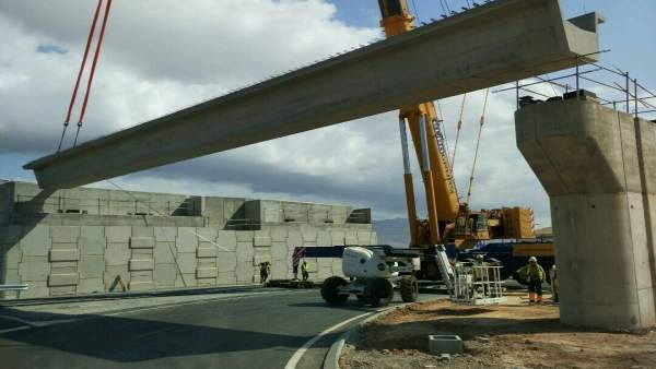 Obras en la variante de Roquetas de Mar Obras en la variante de Roquetas de Mar