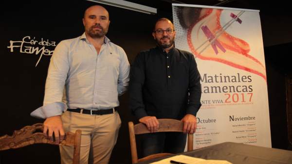 Luque (dcha.) y Castejón presentan la programación del CFF Luque (dcha.) y Castejón presentan la programación del CFF