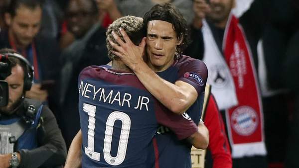 Neymar y Cavani Neymar y Cavani