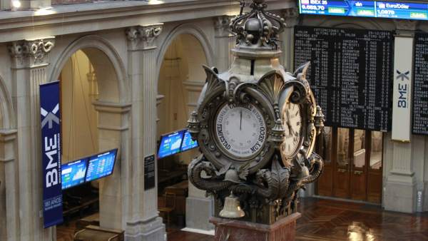 Bolsa de Madrid, Ibex 35, parqué Bolsa de Madrid, Ibex 35, parqué