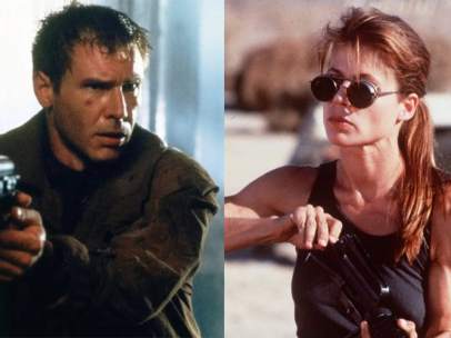 Harrison Ford y Linda Hamilton