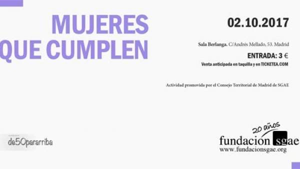 Cartel de 'Mujeres que cumplen' Cartel de 'Mujeres que cumplen'