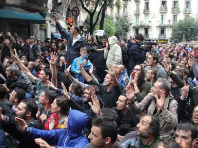 Votantes del referéndum de Cataluña
