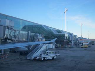La terminal 1 del Aeropuerto de Barcelona El Prat.