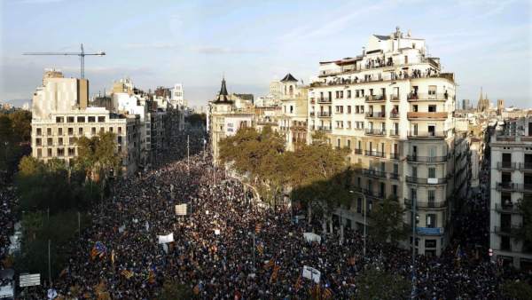 Manifestación en Barcelona el 3-O Manifestación en Barcelona el 3-O