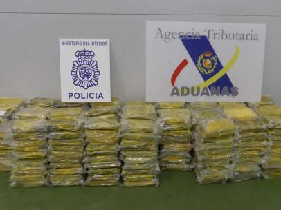 Cocaína incautada en Algeciras