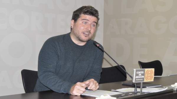 El diputado de Podemos en las Cortes de Aragón, Nacho Escartín El diputado de Podemos en las Cortes de Aragón, Nacho Escartín