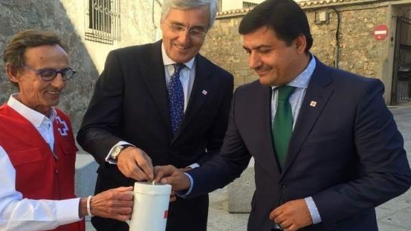 Ávila.- Carlos García González, en el Día de la Banderita Ávila.- Carlos García González, en el Día de la Banderita