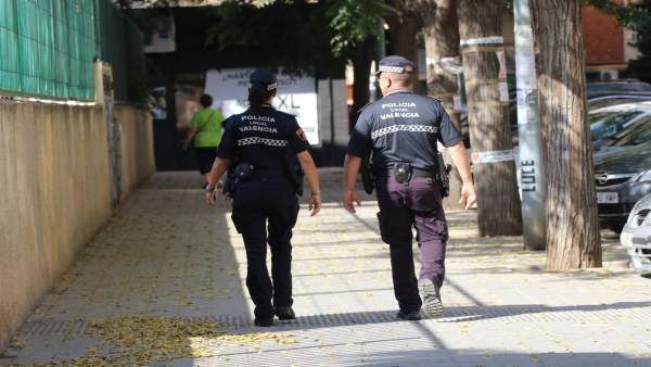 Imagen de archivo de la Policía Local de València Imagen de archivo de la Policía Local de València