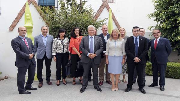 Muñoz con directores de hoteles marbella turismo Muñoz con directores de hoteles marbella turismo