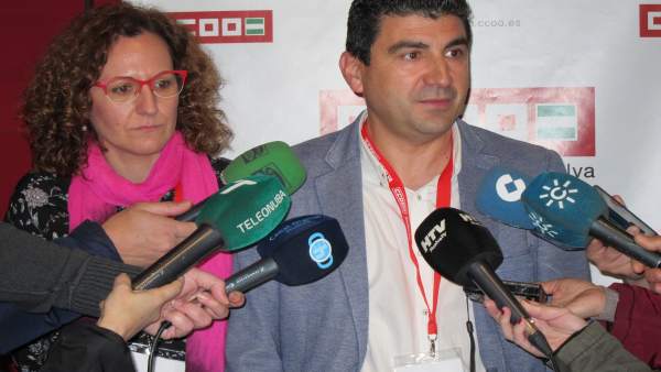 Emilio Fernández, secretario general de CCOO en Huelva. Emilio Fernández, secretario general de CCOO en Huelva.