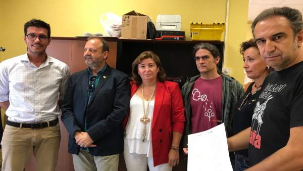 Concejales de PDeCAT, ERC, CUP y el Comú en Lleida Concejales de PDeCAT, ERC, CUP y el Comú en Lleida