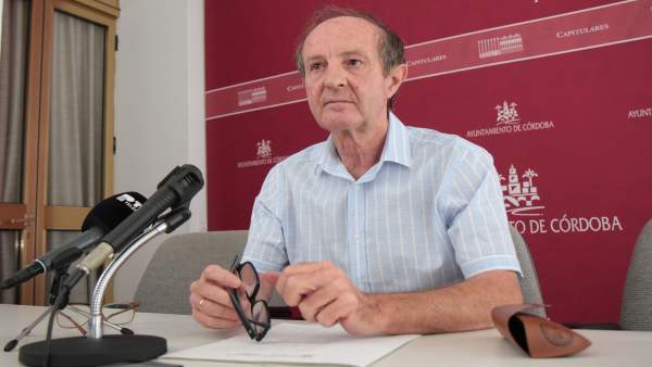 Andrés Pino en la rueda de prensa Andrés Pino en la rueda de prensa