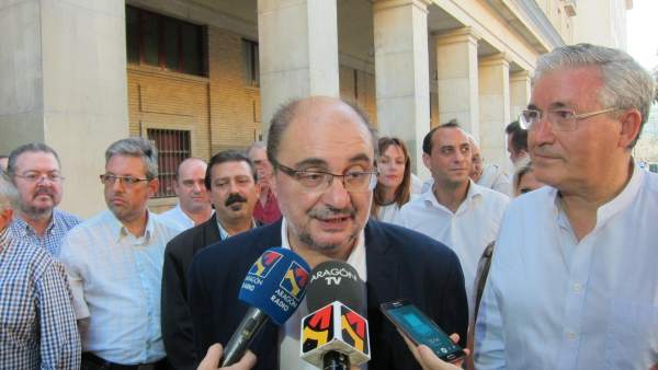 El secretario general del PSOE Aragón, Javier Lambán El secretario general del PSOE Aragón, Javier Lambán