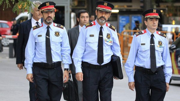 Trapero llega a la Audiencia Nacional Trapero llega a la Audiencia Nacional