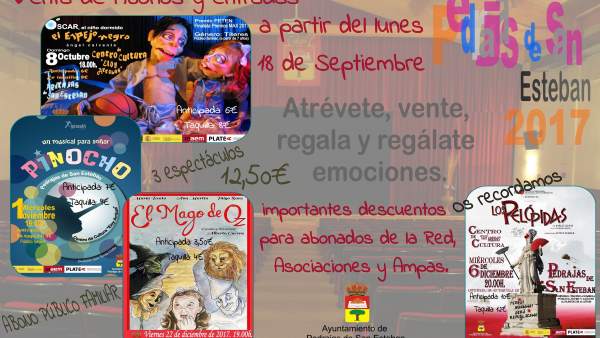 Cartel de la programación de Pedrajas Cartel de la programación de Pedrajas