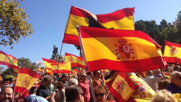 Concentración a favor de la unidad de España Concentración a favor de la unidad de España
