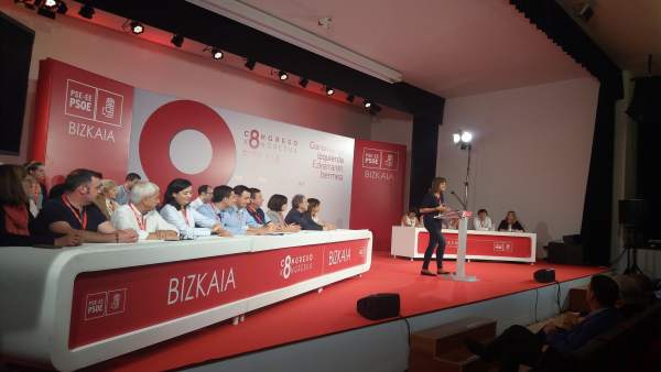 Idoia Mendia clausura el congreso del PSE de Bizkaia Idoia Mendia clausura el congreso del PSE de Bizkaia