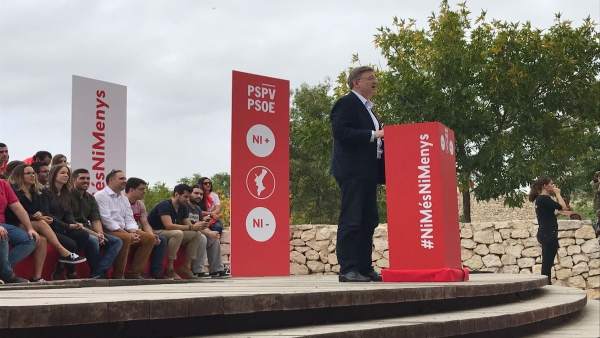 El 'president', en la Fiesta de la Rosa El 'president', en la Fiesta de la Rosa