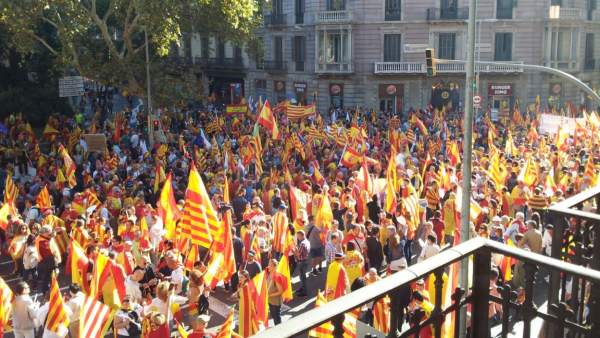 Manifestación contra la independencia de Cataluña Manifestación contra la independencia de Cataluña