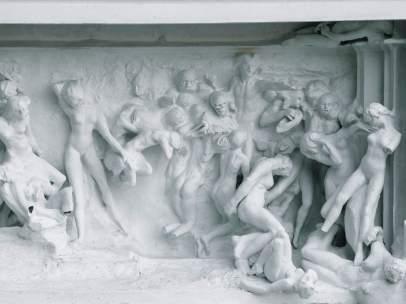 Tímpano de La puerta del infierno, 1888-1889