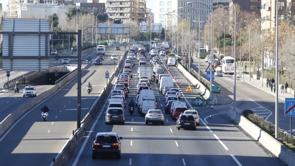 Tráfico, Madrid, cortes de tráfico por contaminación, coche, coches, vehículo Tráfico, Madrid, cortes de tráfico por contaminación, coche, coches, vehículo