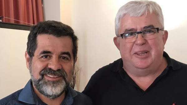 Jordi Sànchez y Agustí Alcoberro Jordi Sànchez y Agustí Alcoberro
