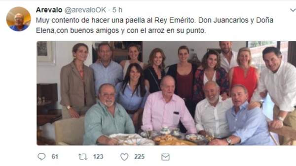 Arévalo, Bertín y el rey Juan Carlos Arévalo, Bertín y el rey Juan Carlos