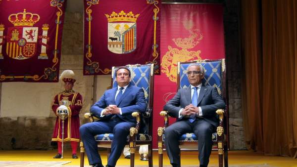 Jorge Recio y José Adrián Cornejo en la entrega de las Medallas de Oro de Salama Jorge Recio y José Adrián Cornejo en la entrega de las Medallas de Oro de Salama