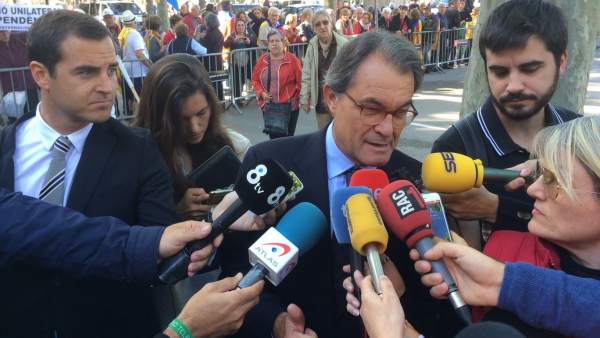 El expresidente de la Generalitat Artur Mas El expresidente de la Generalitat Artur Mas