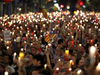 Barcelona pide la liberación de Jordi Cuixart y Jordi Sànchez