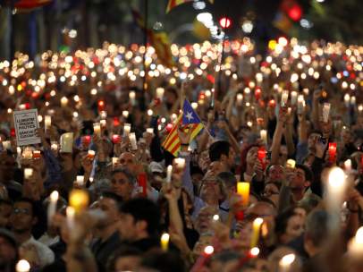 Barcelona pide la liberación de Jordi Cuixart y Jordi Sànchez