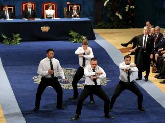 La haka de los All Blacks