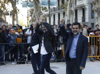 Jordi Sànchez y Jordi Cuixart