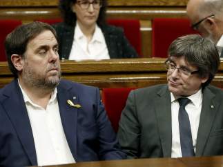 Junqueras y Puigdemont