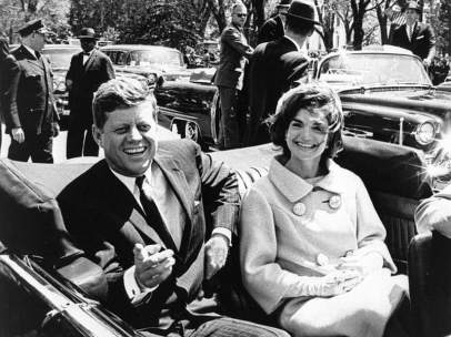 John F. Kennedy y Jacqueline Kennedy