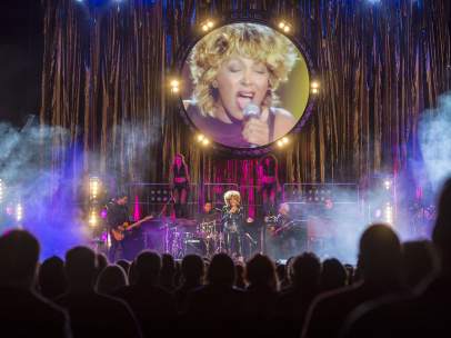 Imitación de la actuación de Tina Turner en 'Stars in Concert'.