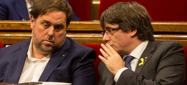 Junqueras y Puigdemont