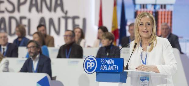 Cifuentes intervierne en el Congreso del PP