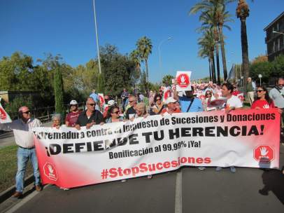 Manifestación STOP sucesiones