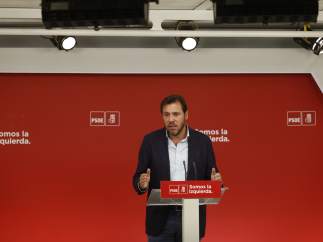 Óscar Puente, portavoz de la Ejecutiva del PSOE, en una imagen de archivo.