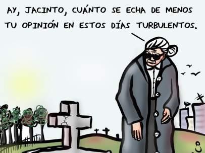 Días turbulentos. La viñeta de Superantipático