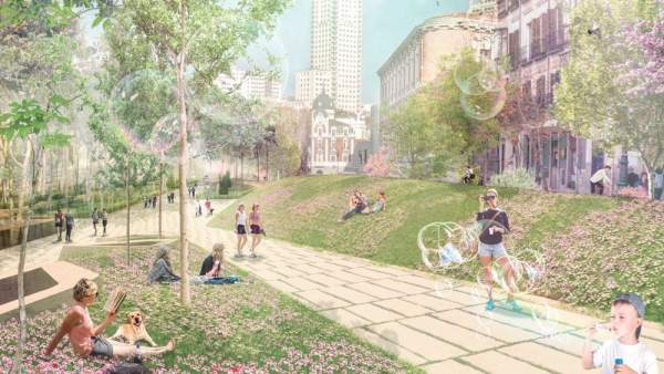 Proyecto ganador para Plaza de España Proyecto ganador para Plaza de España