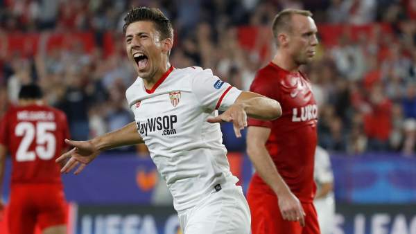 Gol de Lenglet en el Sevilla - Spartak Gol de Lenglet en el Sevilla - Spartak