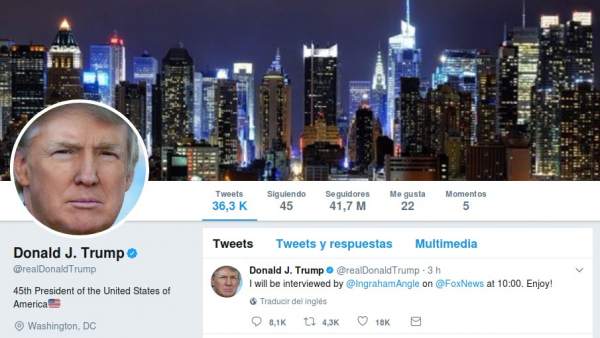 Donald Trump en Twitter Donald Trump en Twitter