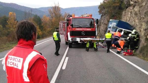 Imagen del accidente. Imagen del accidente.