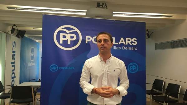 El portavoz del PP balear, Llorenç Galmés El portavoz del PP balear, Llorenç Galmés