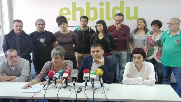 Arnaldo Otegi y Amaia Muñoa Arnaldo Otegi y Amaia Muñoa