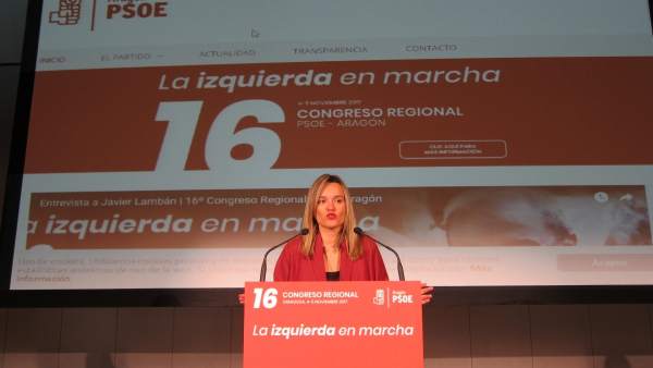 Secretaria de Organización del PSOE Aragón, Pilar Alegría Secretaria de Organización del PSOE Aragón, Pilar Alegría