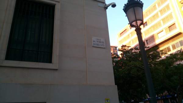Una de las calles que fueron modificadas Una de las calles que fueron modificadas